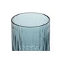 DKD Home Decor Set de 6 Vasos de Cristal Stripes Garbo Azul Rayado 275ml