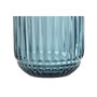DKD Home Decor Set de 6 Vasos de Cristal Stripes Garbo Azul Rayado 275ml