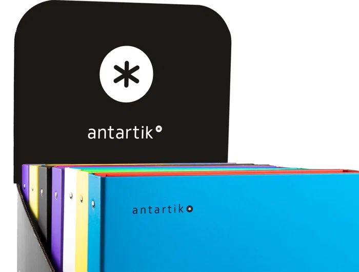Antartik Carpeta 4 Anillas 40 mm Mixtas A4 Forrada Colores Surtidos