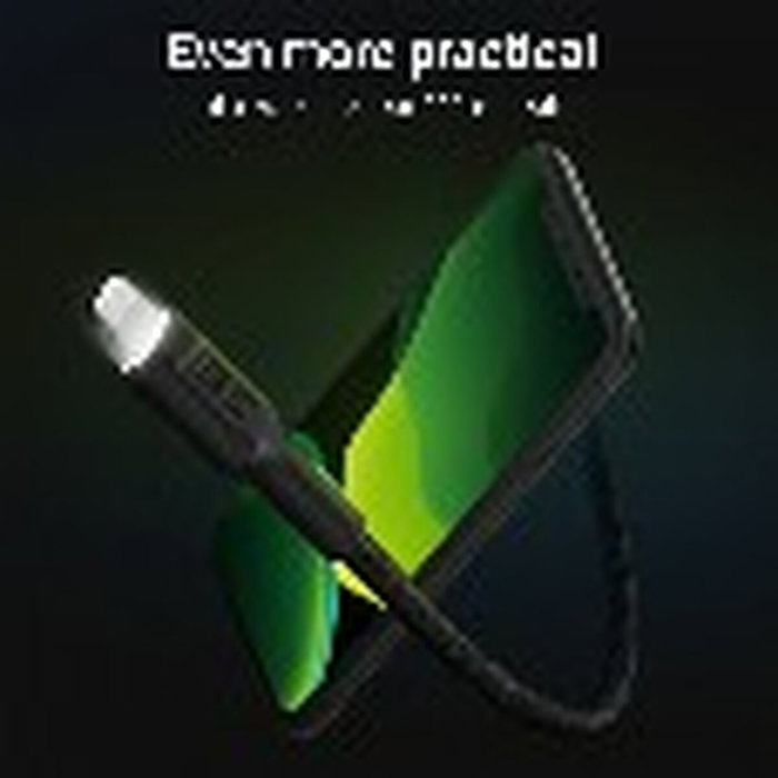 Green Cell Cable USB 3.0 a Lightning KABGC12 2m Negro