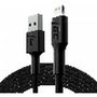 Green Cell Cable USB 3.0 a Lightning KABGC12 2m Negro