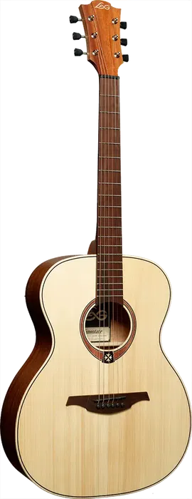 LAG Guitarra Acústica Lâg Auditorium Tramontane 70 - Natural, Folk, Abeto Engelmann Macizo, Caoba, Satinado LAG Guitarra Acústica Lâg Auditorium Tramontane 70 - Natural, Folk, Abeto Engelmann Macizo, Caoba, Satinado
