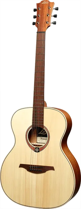 LAG Guitarra Acústica Lâg Auditorium Tramontane 70 - Natural, Folk, Abeto Engelmann Macizo, Caoba, Satinado LAG Guitarra Acústica Lâg Auditorium Tramontane 70 - Natural, Folk, Abeto Engelmann Macizo, Caoba, Satinado