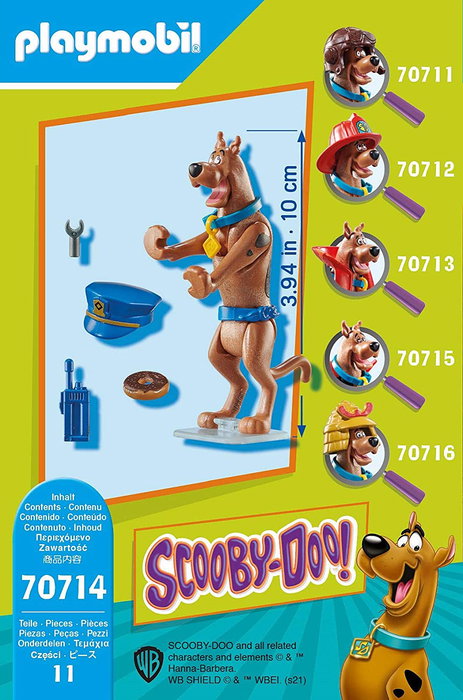 Playmobil Scooby-Doo Figura Coleccionable Policia