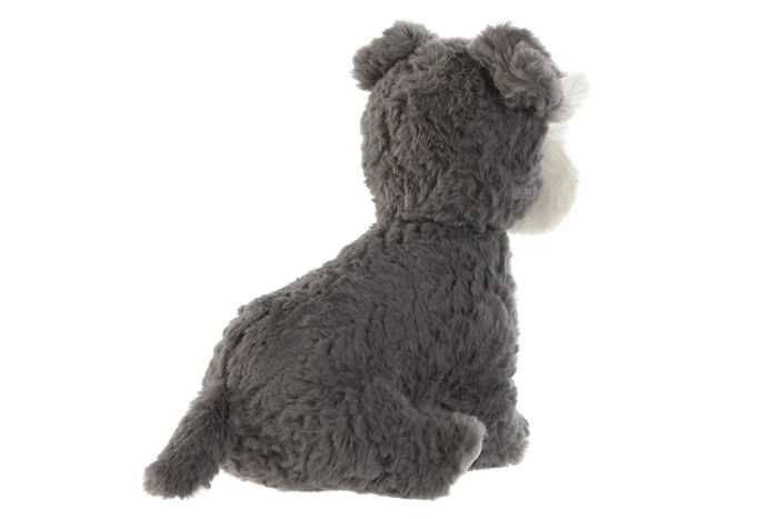 DKD Home Decor Peluche Perro Marron Gris Beige 22 x 23 x 15 cm (12 Unidades)