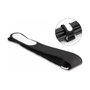 DeLOCK 19619 Bridas autoadherentes con lazo y campo de etiquetado 457 x 25 mm Negro