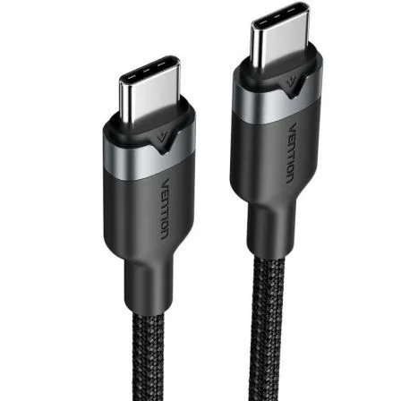 Vention Cable USB 2.0 Tipo-C 3A 60W 480Mbps 1m Negro Vention Cable USB 2.0 Tipo-C 3A 60W 480Mbps 1m Negro