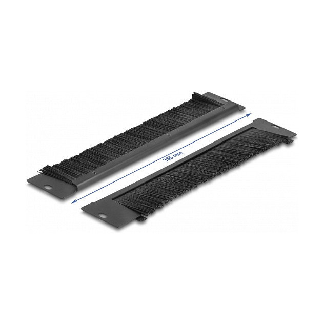 DeLOCK Tira de cepillo universal 350 x 55 mm negro