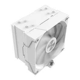 LC-Power LC-CC-120-W4 Ventilador de PC 120mm Blanco, 600-2200 RPM, 89.5 CFM, 2.85 mmH2O, PWM, Rodamiento FDB, Compatible con LGA1700/AM5