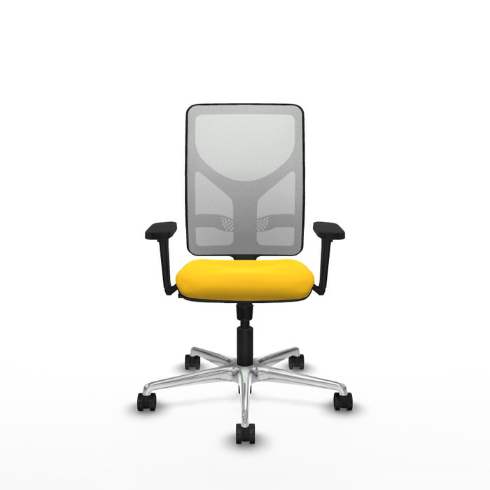 PIQUERAS Y CRESPO Silla de oficina Motilla con mecanismo Sincro, Amarillo y Blanco PIQUERAS Y CRESPO Silla de oficina Motilla con mecanismo Sincro, Amarillo y Blanco