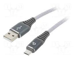 GEMBIRD Cablexpert USB 2.0 de 2m con USB A y Micro USB B