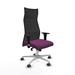 PIQUERAS Y CRESPO Sillón Albacete Morado y Negro