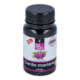 NOVADIET Cardo Mariano 30 Cap. Elementales - Ayuda Digestiva y Hepática - Soporte Vesícula Biliar