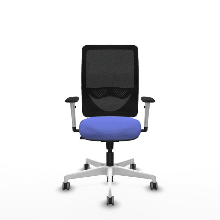 PIQUERAS Y CRESPO Silla de oficina Zulema con mecanismo Sincro, Azul claro y Negro PIQUERAS Y CRESPO Silla de oficina Zulema con mecanismo Sincro, Azul claro y Negro