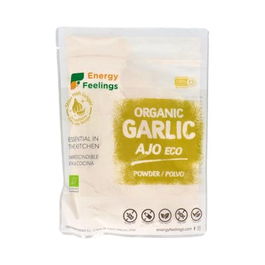 ENERGY FEELINGS Ajo Polvo 200Gr. Eco Vegan Sg Condimento Natural para Cocina