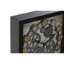 DKD Home Decor Reloj de Pared de Metal y Cristal Surtido de 2 Unidades