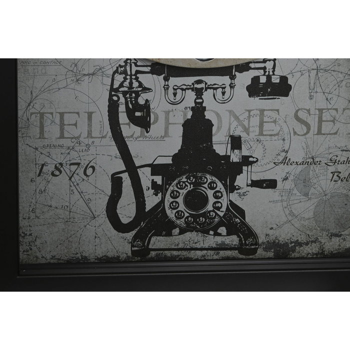 DKD Home Decor Reloj de Pared de Metal y Cristal Surtido de 2 Unidades