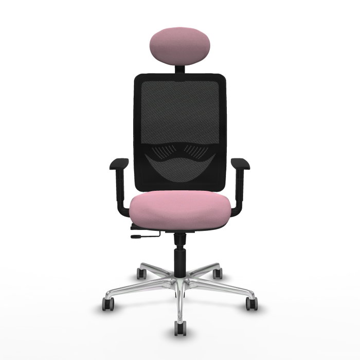 PIQUERAS Y CRESPO Silla de oficina Zulema Rosa con mecanismo Sincro/Traslack PIQUERAS Y CRESPO Silla de oficina Zulema Rosa con mecanismo Sincro/Traslack