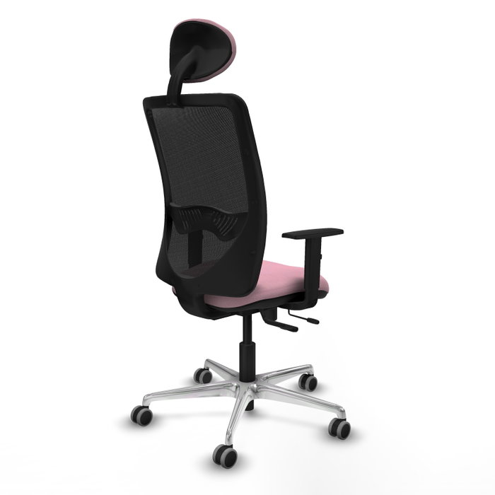 PIQUERAS Y CRESPO Silla de oficina Zulema Rosa con mecanismo Sincro/Traslack PIQUERAS Y CRESPO Silla de oficina Zulema Rosa con mecanismo Sincro/Traslack