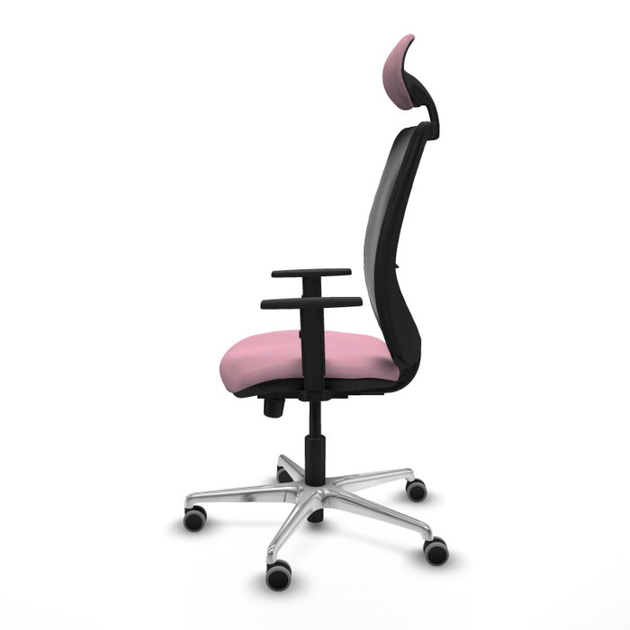 PIQUERAS Y CRESPO Silla de oficina Zulema Rosa con mecanismo Sincro/Traslack PIQUERAS Y CRESPO Silla de oficina Zulema Rosa con mecanismo Sincro/Traslack