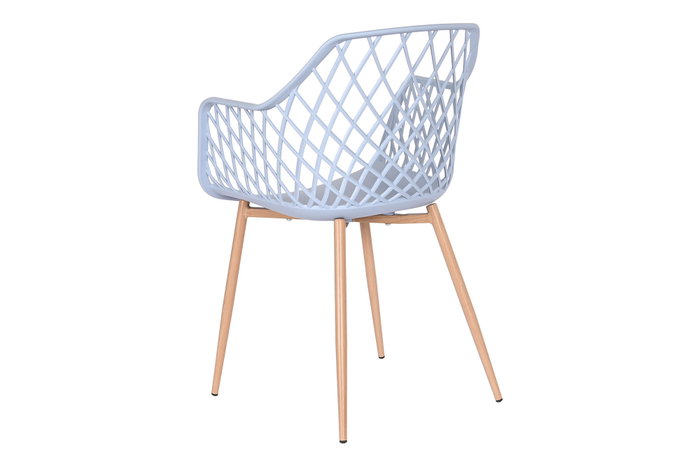 DKD Home Decor Silla Urban Azul Celeste 58 x 85 x 54 cm (4 Unidades)