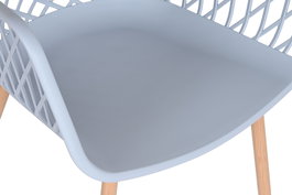 DKD Home Decor Silla Urban Azul Celeste 58 x 85 x 54 cm (4 Unidades)
