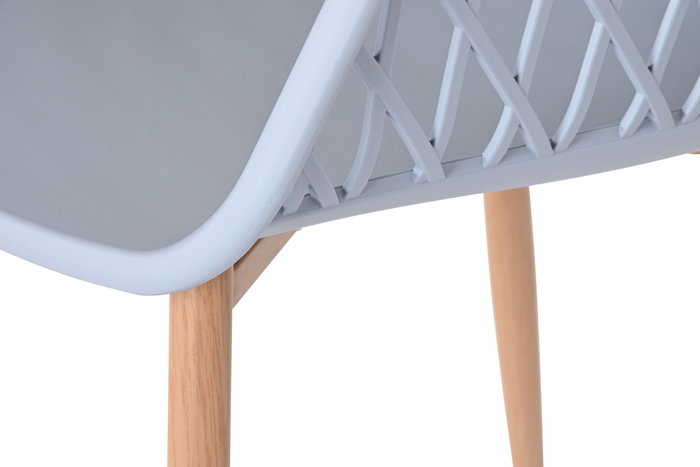 DKD Home Decor Silla Urban Azul Celeste 58 x 85 x 54 cm (4 Unidades)