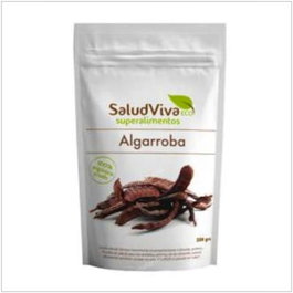 SALUD VIVA Algarroba en Polvo 250g - Ecológico, Vegano, Alto en Fibra, Alimento Natural para Cocina y Repostería