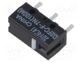 Aratas (Formerly Omron Components) Microconmutador SNAP ACTION D2FC-F-7N-100M SPST-NO