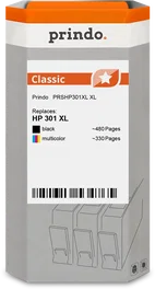 Prindo Multipack negro / varios colores PRSHP301XL Classic XL