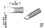 JBC TOOLS Punta de soldadura tipo destornillador 2,4x0,6mm Nano
