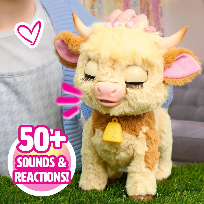 JUST PLAY Peluche Interactivo Vaca Maggie FurReal