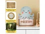 Wondee Lámpara de Noche Pulpo Personalizable de Madera Sostenible