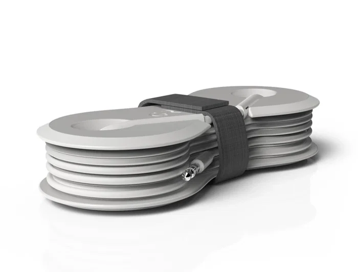 Groovy Auriculares con Micrófono, Conector Jack 3,5 mm y Enrollador de Cables, Color Blanco