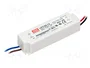 MEAN WELL LPV-20-12 Alimentador LED 20W 12VDC 1,67A