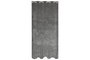 DKD Home Decor Cortina de Poliéster Gris Claro 140x260 con 8 Anillas