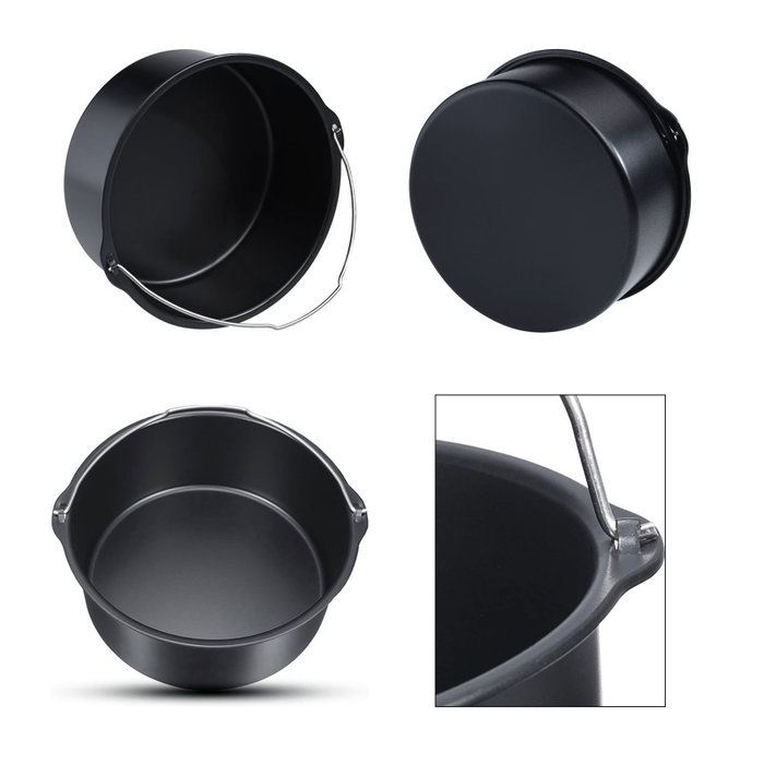 Quttin Molde Hornear 19 cm con Asa para Air Fryer (8 Unidades) Quttin Molde Hornear 19 cm con Asa para Air Fryer (8 Unidades)