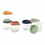 Beaba Caja de 6 porciones de vidrio Sunrise de 250 ml