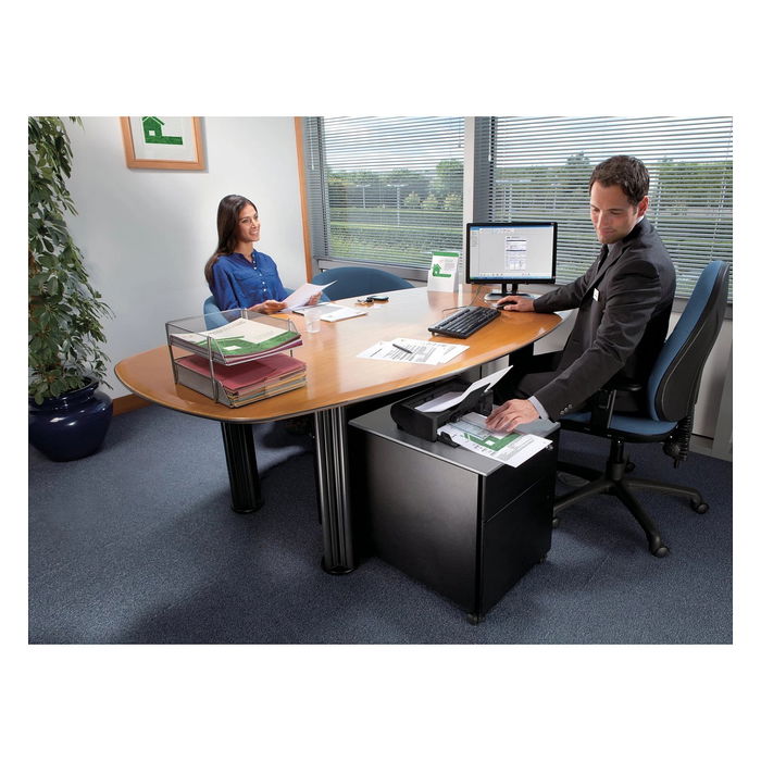 Canon DR-M140II Escáner de Documentos A4, 600 DPI, 40 ppm, Escaneo a Color y Duplex con Alimentador, USB 2.0, imageFORMULA, Negro