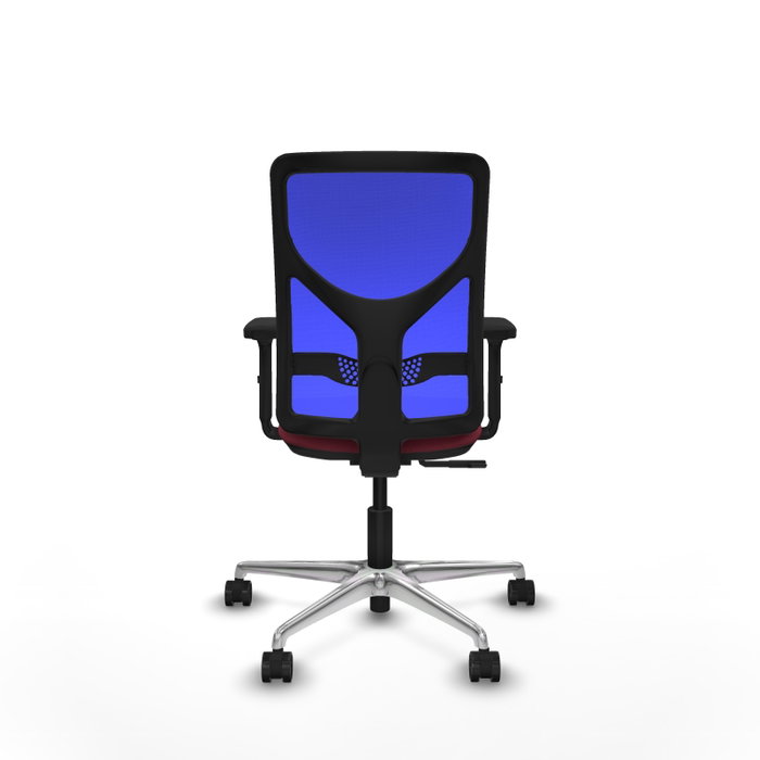 PIQUERAS Y CRESPO Silla de oficina Motilla con Mecanismo Sincro, Granate y Azul PIQUERAS Y CRESPO Silla de oficina Motilla con Mecanismo Sincro, Granate y Azul