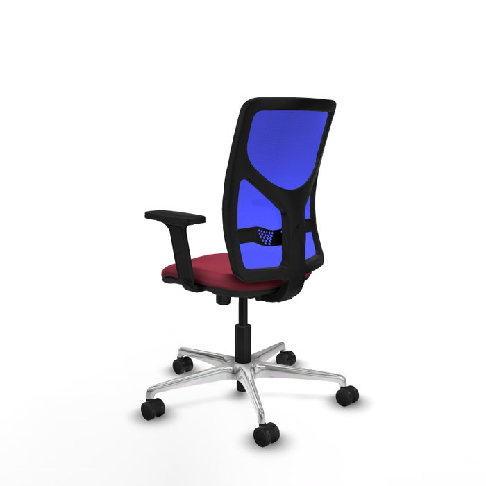 PIQUERAS Y CRESPO Silla de oficina Motilla con Mecanismo Sincro, Granate y Azul PIQUERAS Y CRESPO Silla de oficina Motilla con Mecanismo Sincro, Granate y Azul