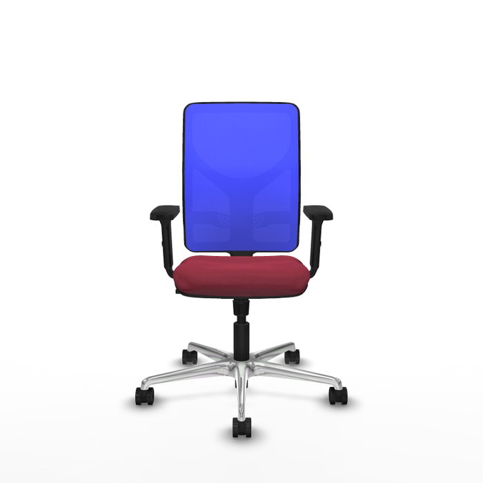 PIQUERAS Y CRESPO Silla de oficina Motilla con Mecanismo Sincro, Granate y Azul PIQUERAS Y CRESPO Silla de oficina Motilla con Mecanismo Sincro, Granate y Azul