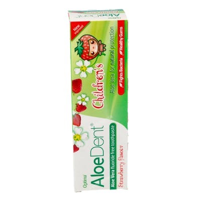 MADAL BAL Aloedent Dentífrico Aloe Vera Niños Fresa Sin Flúor