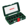 Bosch Juego de 12 brocas de carburo para fresadora para madera, vástago de Ø 8 mm