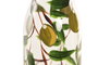 DKD Home Decor Botella de Cristal e Inox 1L Olivo Impreso Verde