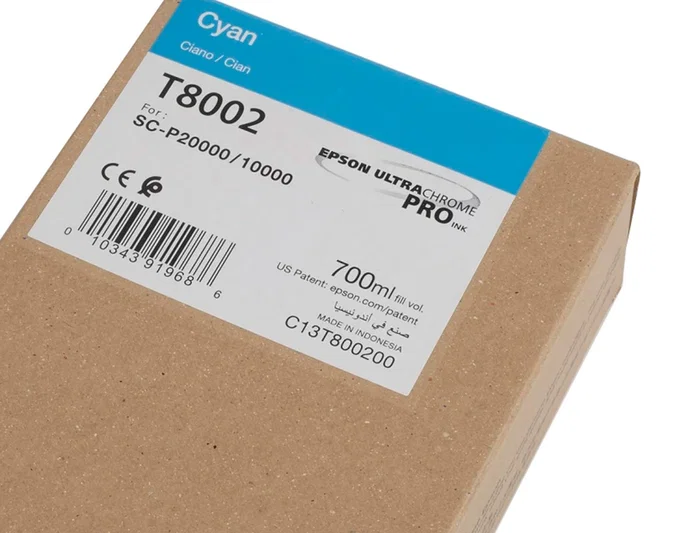 Epson T800200 UltraChrome PRO Cartucho de Tinta Cian 700ml Epson T800200 UltraChrome PRO Cartucho de Tinta Cian 700ml