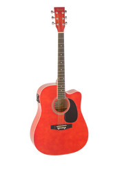 Daytona A411CE Guitarra Acústica Electrificada Roja