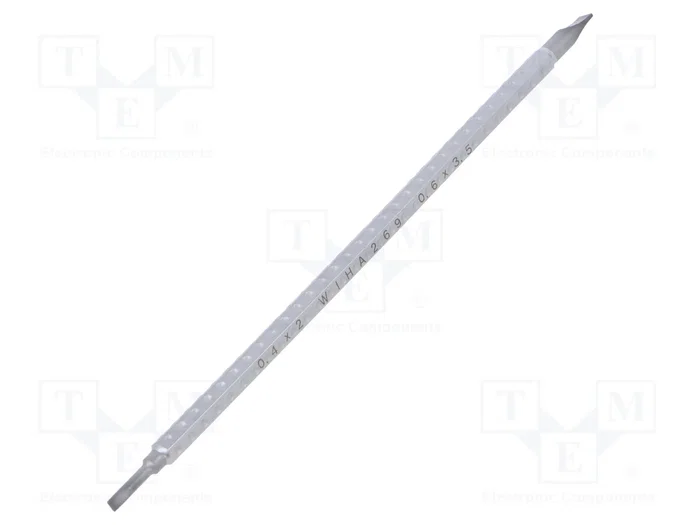 WIHA Tallo intercambiable plano SYSTEM 4 (2x0,4mm y 3,5x0,6mm)