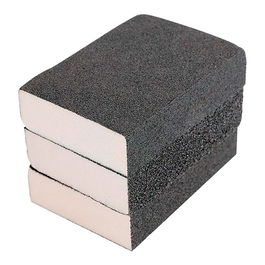 Workpro Esponja de lijar, 3 uds, grano 60/100, 120/180, 220/280, para uso seco y húmedo