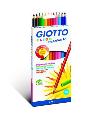 Giotto Lápices De Colores Elios Libre De Madera C-Surtidos Estuche 12 Unidades Giotto Lápices De Colores Elios Libre De Madera C-Surtidos Estuche 12 Unidades
